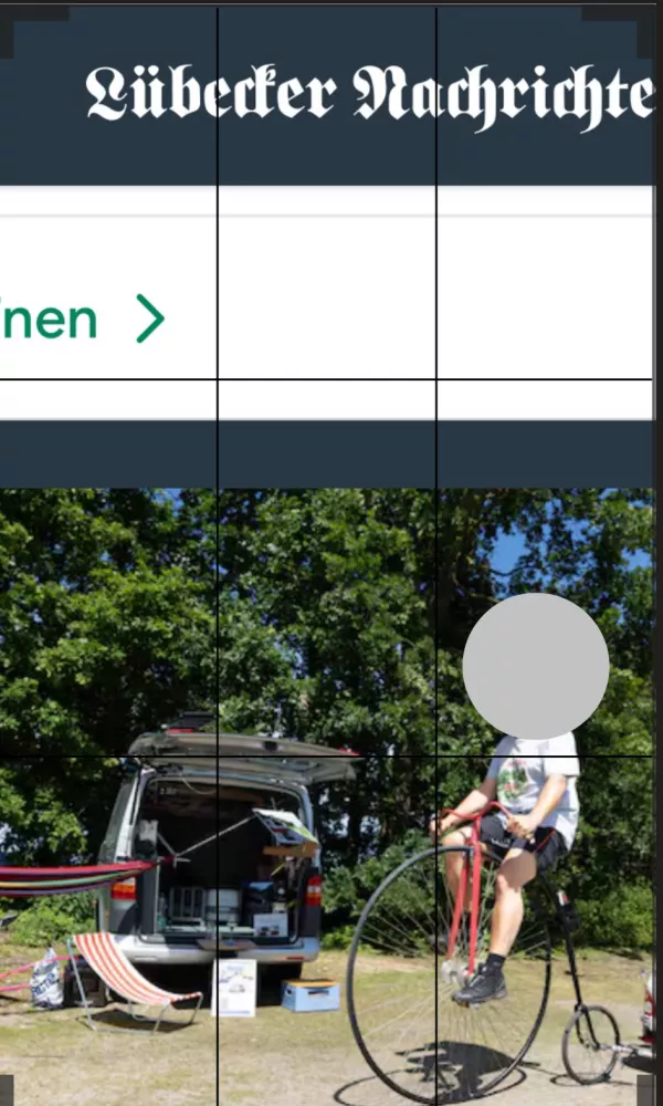Hier beim MidsommerBulliFestival/ Fehmarn