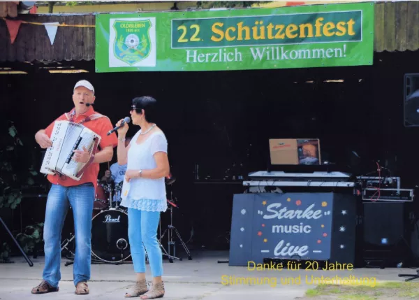 20 Jahre  bereits Hausband Schützenverein Oldisleben