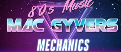 Titelbild 80er Pop und Rockmusik vom McGyversMechanics