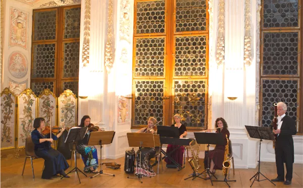 Das Salon-Ensemble spielte Dinnermusik und zum Tanz.