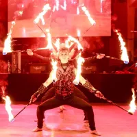 Avatar artistische Bühnenfeuershow