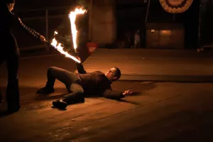 &quot;Feuer- Schwertkampf&quot;