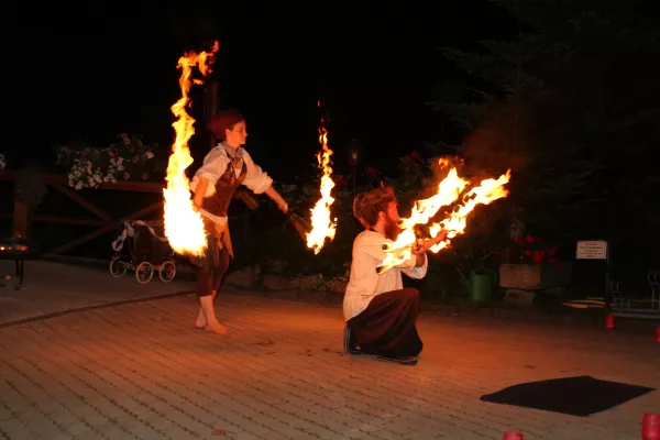 Hochzeit-Feuershow