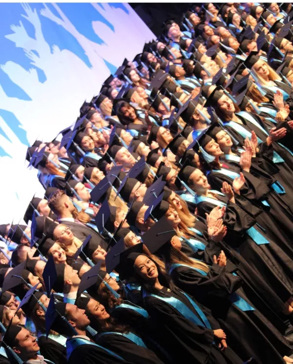 Abschlusszeremonie. Hochschule Bonn Rhein Sieg.