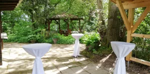 Im Wassergarten kann man super feiern!