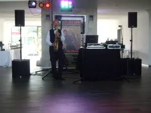 Gästeempfang und Dinner mit Live Saxophon