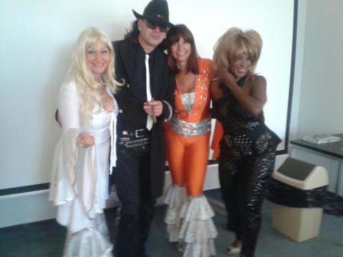 Udo mit den Abba Girls und Tina Turner