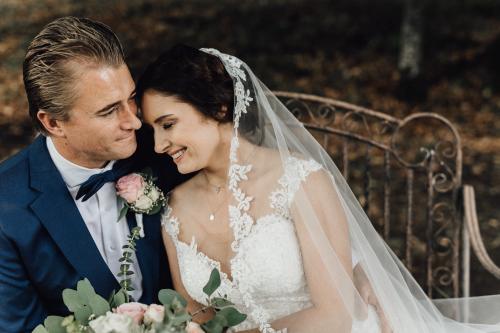 This bridal couple from South Africa had a very romantic wedding