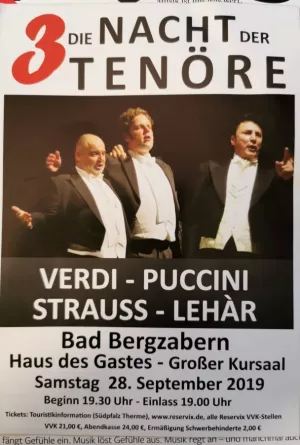 Die 3Tenöre -Konzert Bad Bergzabern