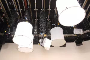 Lichtanlage im tondichten Studio